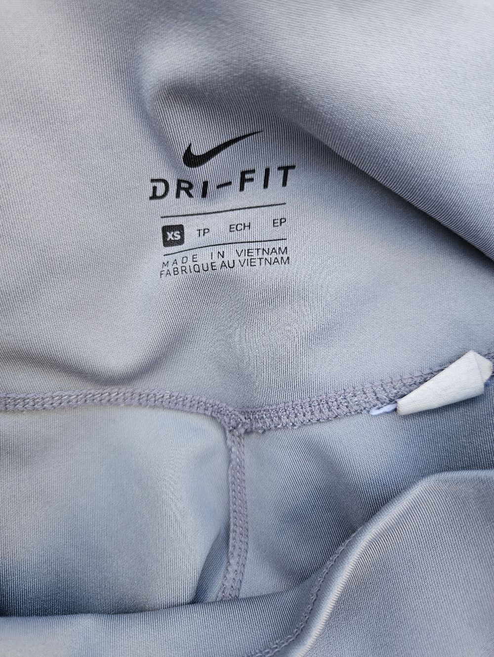 Nike Gray 'Just Do It' Leggings Women Size XS - Picture 5 of 15